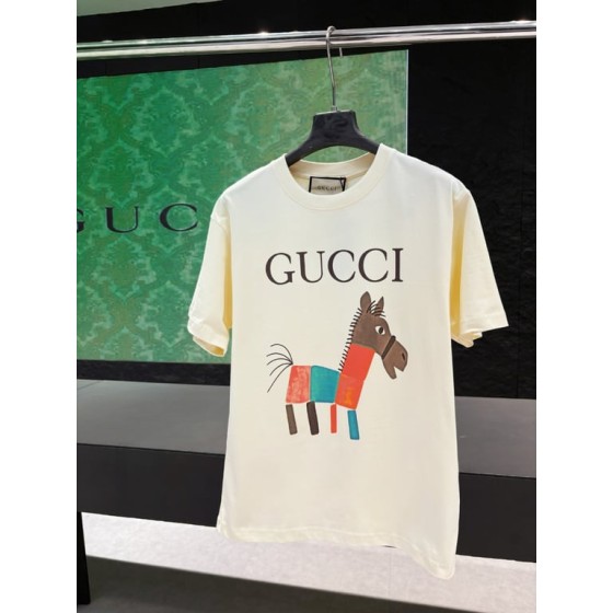 Gucci Early Spring Collection High-Weight Short-Sleeve